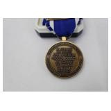 NATO Service Medal - In Service of Peace and Freedom with Blue Ribbon