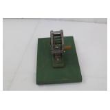 Shakespeare Automatic No. 1922 Model FF Lot of 2 Vintage Fishing Reel/Line Winder on Green Base