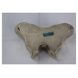 National Silver Company Butterfly Trinket Box - Ornate Silver, Velvet Lining