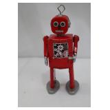 Schylling Neutron Robot Man Tin Toy - Collector Series Red Retro Robot