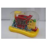 Swingline Desk Toy Gear Mechanism in Clear Dome - Yellow Base