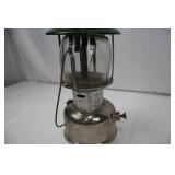 Vintage Green-Top Kerosene Lantern - Pressure Camp Lantern, Metal Base