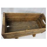 WAUSAU Brewing Co. Wooden Beer Crate - Vintage Wisconsin Display Box