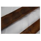 Pair of Vintage Wooden Decorative Troughs 36 and 24 Inch