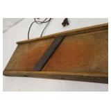 Mason Jar Lamp on Wood Base - Mason