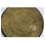 Round Tray Set - Antique Brass & Silver, 2-Piece