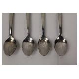 BUCHERER OF SWITZERLAND Spoons - Rolex Crest Handles - 4-Piece Set