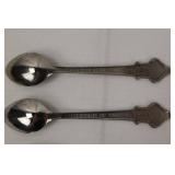 BUCHERER OF SWITZERLAND Spoons - Rolex Crest Handles - 4-Piece Set