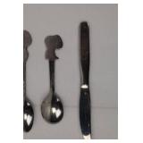 Vintage Peanuts Snoopy Flatware - Stainless Steel 5-Piece Set (1958-1965)