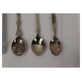 Souvenir Spoons Collection - Canada & Holland Emblems (7-Piece Lot)