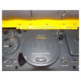 Telemania Jeep WPSS-1A Water-Resistant Portable Stereo System CD/AM-FM Radio Cassette Recorder