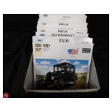 Heads Up Baseball Stars Trading Cards Lot - Ford Model T 1908-1927 Booklets - Blue Golf Course Box