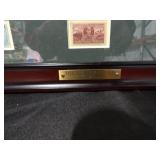 The Alton Limited by Jim Deneen - Framed Print (22 x 18 in) with Stamp Insets