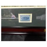 The Alton Limited by Jim Deneen - Framed Print (22 x 18 in) with Stamp Insets