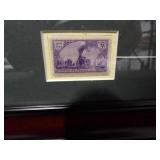 The Alton Limited by Jim Deneen - Framed Print (22 x 18 in) with Stamp Insets