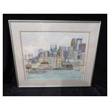 Linda Koutsky Cityscape Limited Edition Print 343/980 Size 36x30