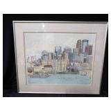 Linda Koutsky Cityscape Limited Edition Print 343/980 Size 36x30