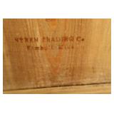 Vintage Red 4-Section Wall-Mount Coat Rack with 4 Hooks - 30 in. Long