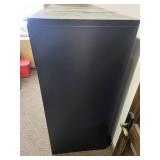 Filing Cabinet - Black Metal - 18 x 28 x 63 in
