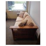 Stickley Mission Style Sofa - 81 in W x 37 in D x 29 in H