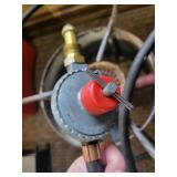 Propane Burner Stand with Regulator & Hose - Outdoor Gas Burner on Circular Frame