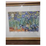 Van Gogh Les Iris & Garden in Arles Framed Prints - 2 Pieces, 32 x 26 in
