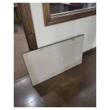 Abstract Wall Art - Framed - Circles Over Geometric Grid