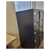 Vertical Filing Cabinets - 18 in W x 28 in D x 63 in H (Lot of 2) - Steel, Locking