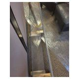 Two Plexiglass Sneeze Guards 42x36 & 36x36 on Wood Stands