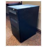 Filing Cabinet - Blue 3-Drawer with Locking Top Drawer