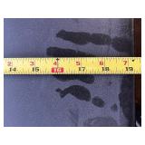 Filing Cabinet - Blue 3-Drawer with Locking Top Drawer