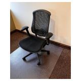 Herman Miller Office Chair Mesh Back with Adjustable Armrests & Included Chair Mat