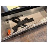 Black 2-Drawer Filing Cabinet with Lock - Metal Vertical Office Cabinet