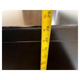 Black 2-Drawer Filing Cabinet with Lock - Metal Vertical Office Cabinet