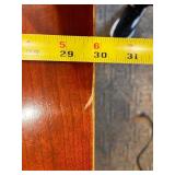 U-Shaped Desk with Roll-Top Wall Unit