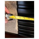 U-Shaped Desk with Roll-Top Wall Unit