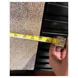 U-Shaped Desk with Roll-Top Wall Unit