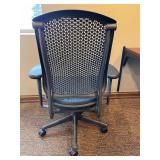 Ergonomic Mesh Office Chair - Adjustable Armrests, 5-Star Base