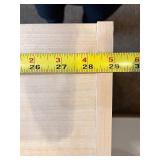 Light Wood Dresser - three Stacking Drawers with Silver Pulls