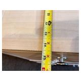 Light Wood Dresser - three Stacking Drawers with Silver Pulls