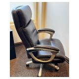 La-Z-Boy Executive Leather Office Chair - High-Back, 5-Star Base