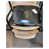 Herman Miller Guest Chairs - Beige Upholstery, Black Frame (Lot of 2)