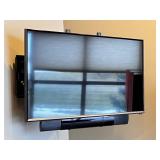 Samsung Flat Screen TV with Wall Mount Bracket - HDMI ARC/MHL, LAN, Optical Audio