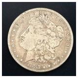 1887-O Morgan Silver Dollar
