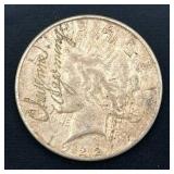 1922-D Peace Dollar "Cheyenne Wyoming"