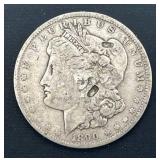 1890-O Morgan Silver Dollar