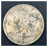 1924 Peace Dollar