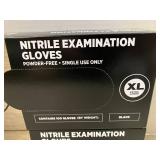Black Nitrile XL Gloves