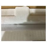 SONGMICS Hanging Jewelry Cabinet, Wall-Mounted Cabinet with LED Interior Lights, Door-Mounted Jewelry Organizer, Full-Length Mirror, Gift Idea, White