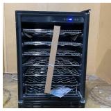 VISSANI 23.4 in. 50 Bottle, 154 Can, Wine and Beverage Cooler with Stainless Steel Door